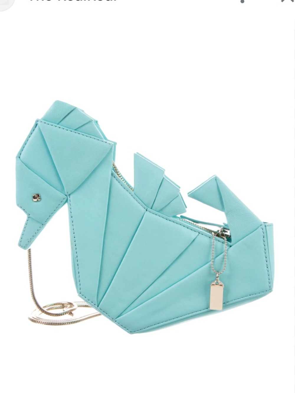 kate spade Origami Swan Crossbody - Aqua Blue